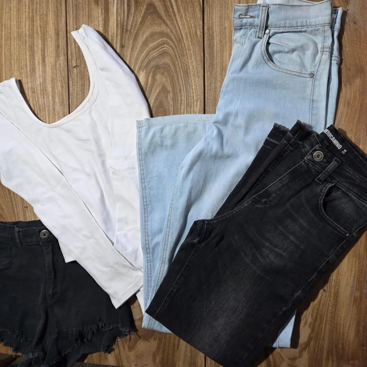 Short Rebel denim - Vista 2