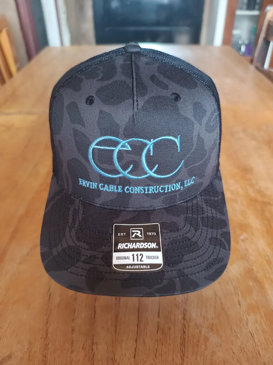 Gorra Richardson Camuflada Americana Negro Gris ( NUEVO )