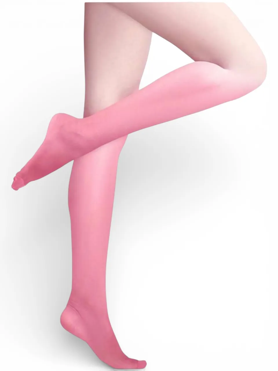 Medias color rosa, ideales para darle un toque divertido y canchero a cualquier outfit. Perfectas para usar con vestidos o faldas en días de primavera o verano.