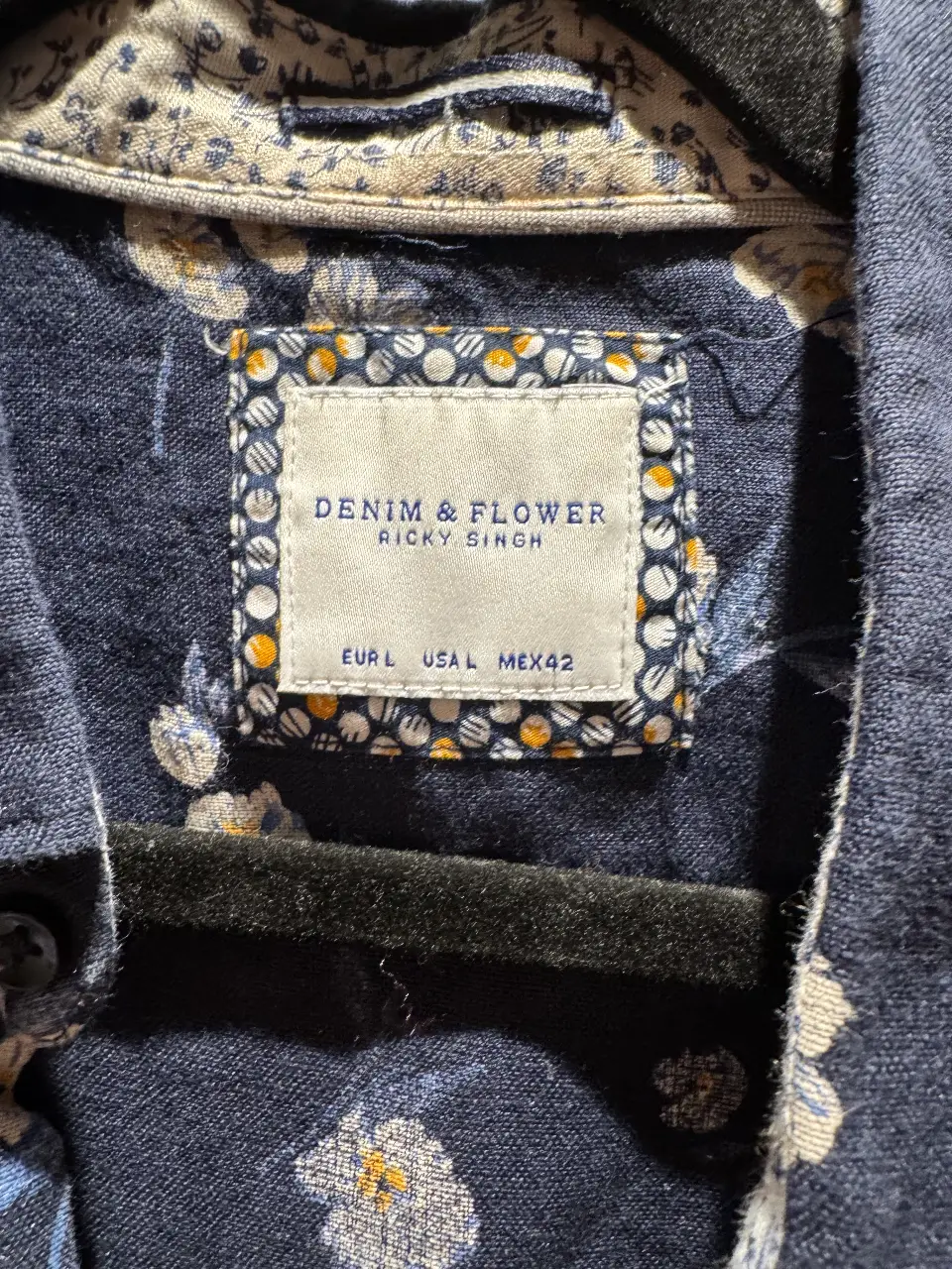 Camisa Denim & flowers - Vista 2