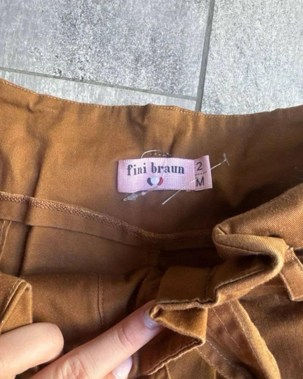 Pantalón fini braun - Vista 4