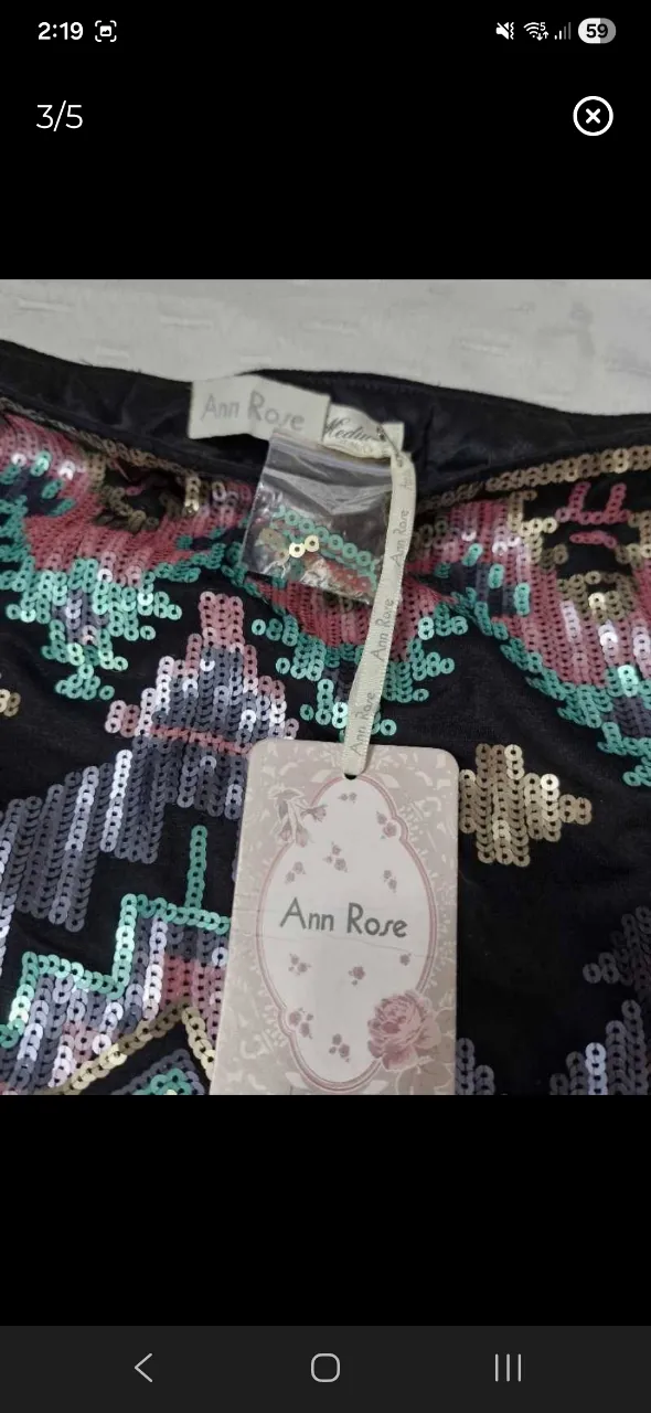 Pollera Ann rose - Vista 3