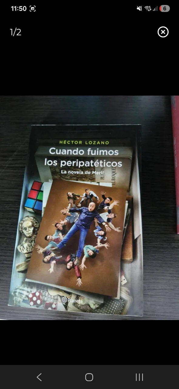 Libro "Cuando fuimos los peripatéticos" de Héctor Lozano. Novela de Merlí.