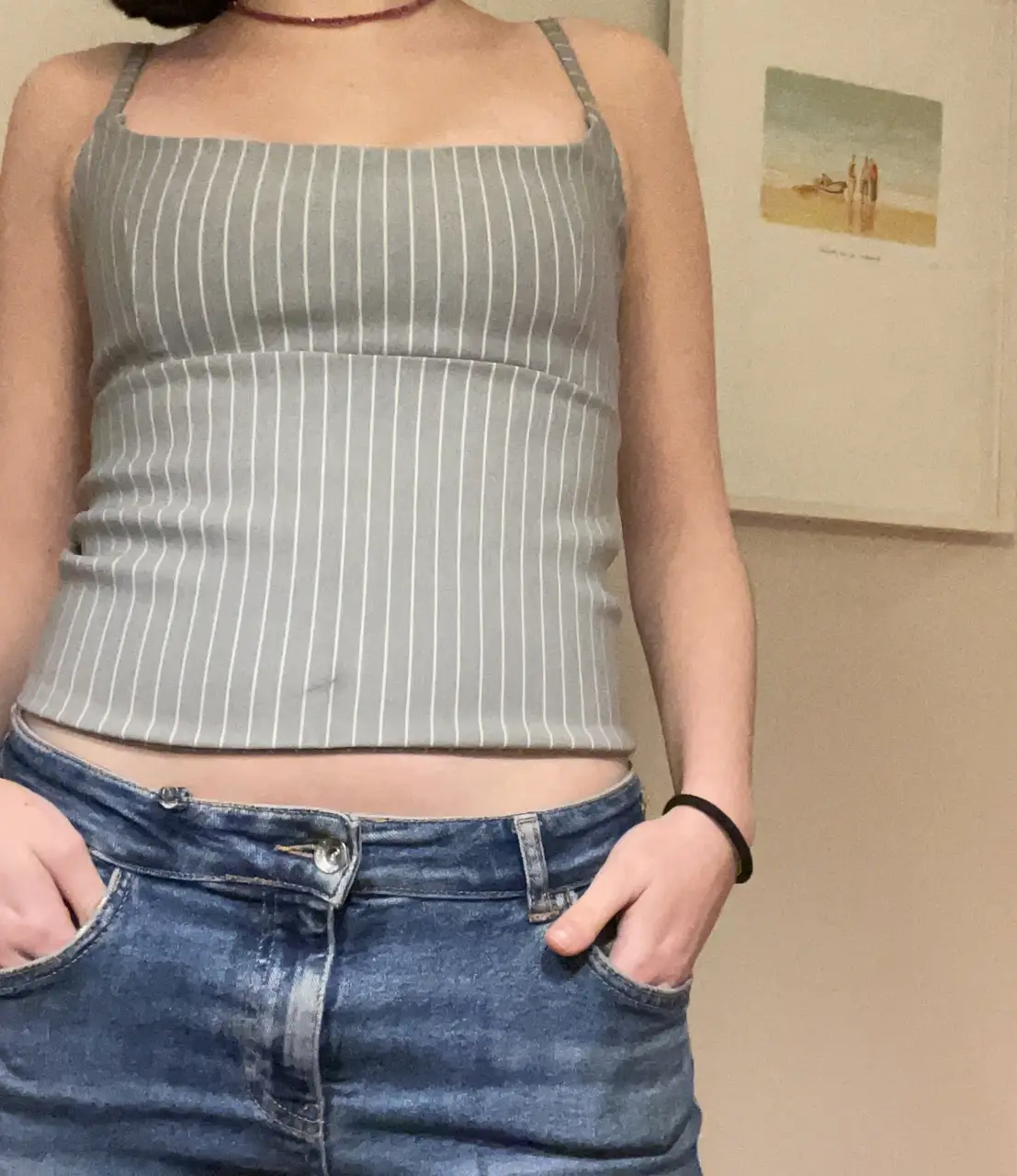 Top FYER al cuerpo.  talle S. Lo use una vez, tiene una manchita de delineador que es la de la ultima foto