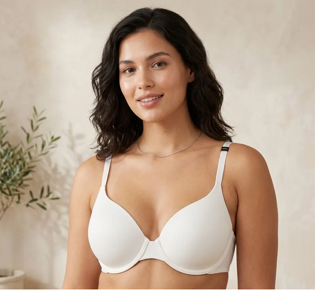 Corpiño Victoria Secret talle 32C blanco con aro y taza soft. 
Breteles regulables y cierre delantero.