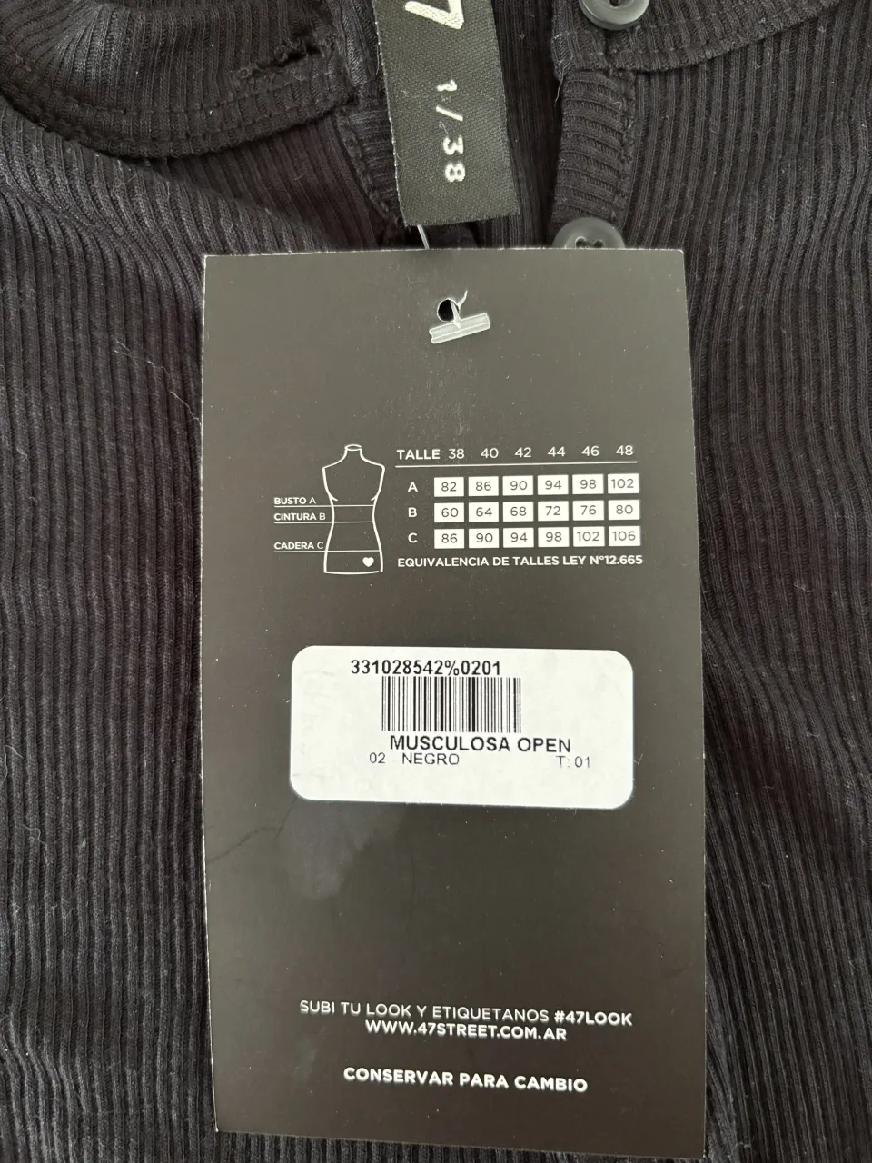 Musculosa 47 Street - Vista 3