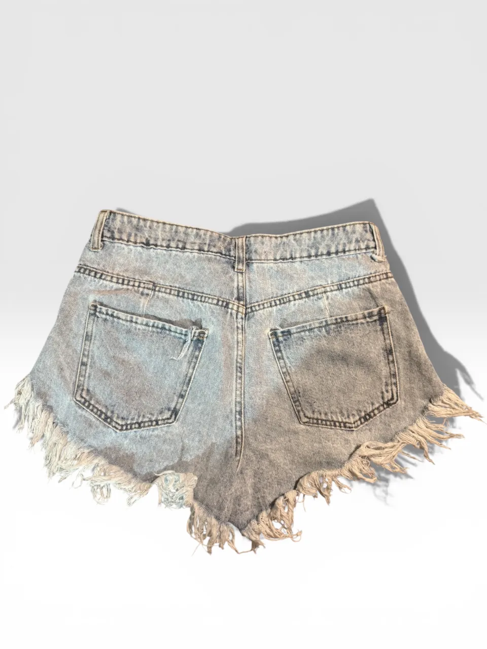 Short Alfa & omega denim - Vista 2