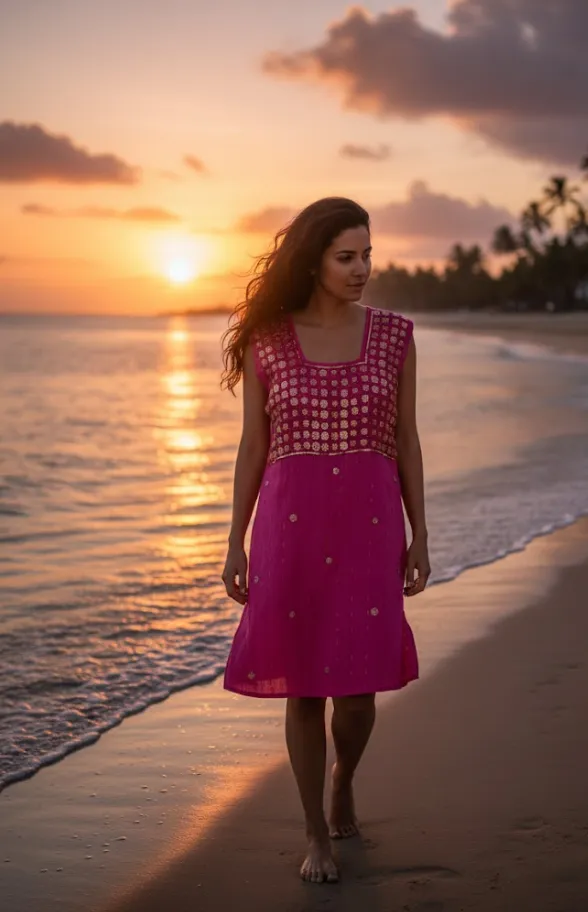 Vestido Hindu - Vista 2