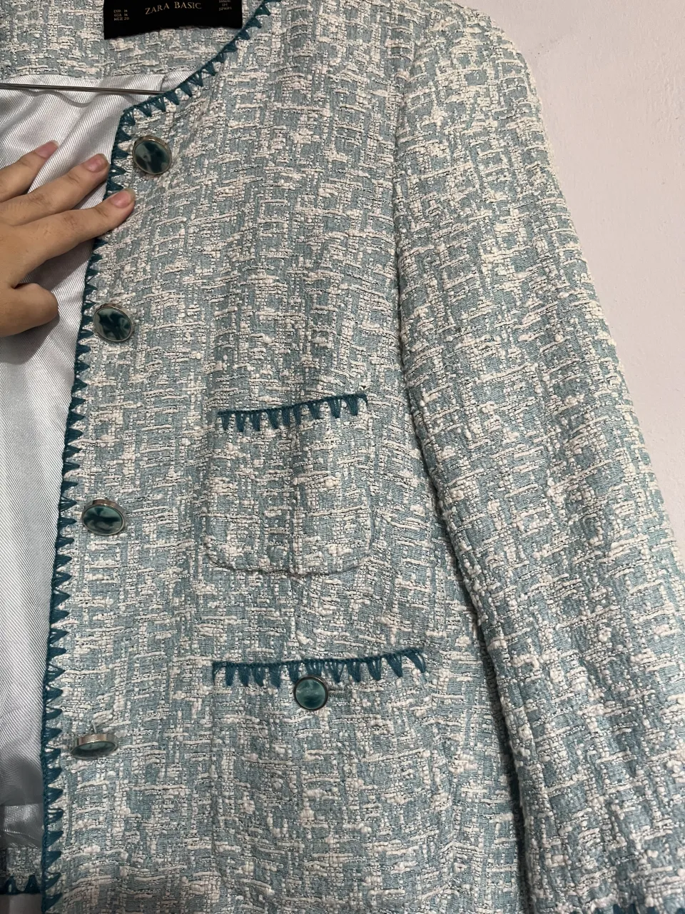 Blazer Zara Basic - Vista 4