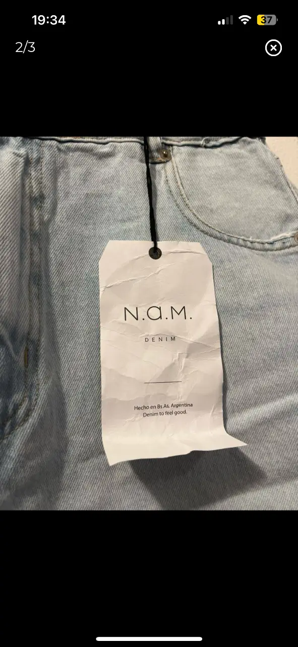 Short N.A.M. Denim - Vista 2