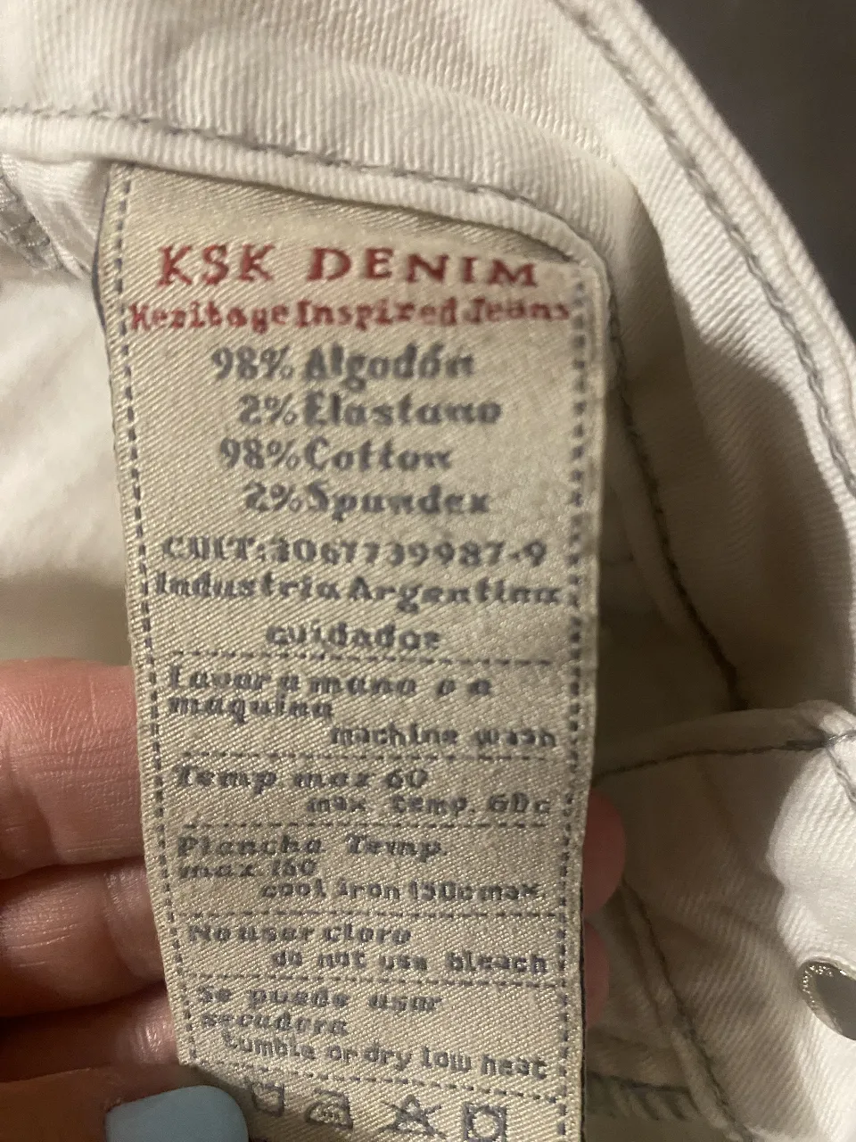 Jean KSK DENIM - Vista 3