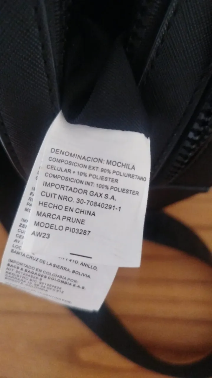 Mochila Prüne - Vista 2