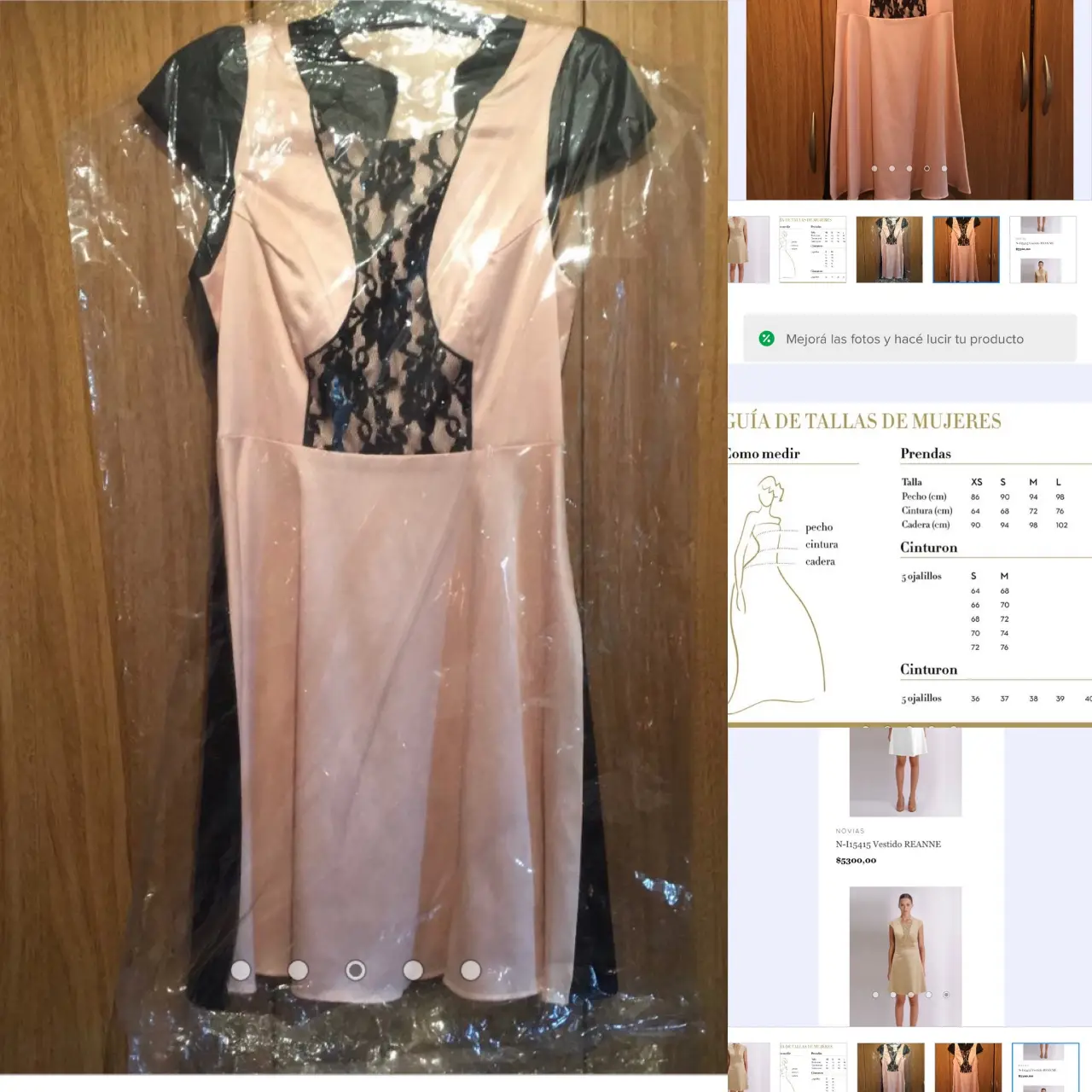 Vestido mini de fiesta, con detalles de encaje en el frente y mangas cortas. Ideal para eventos especiales.