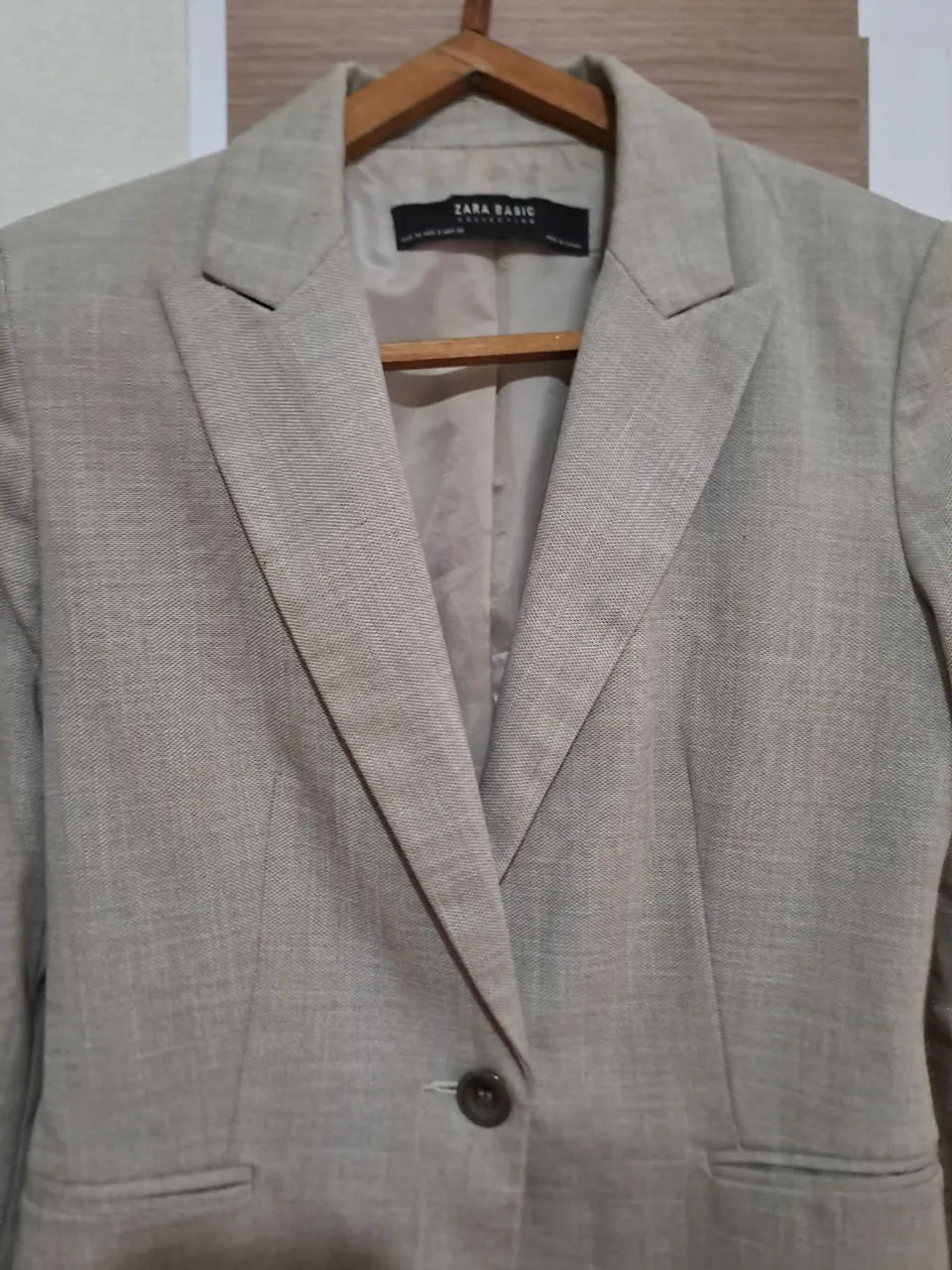 Blazer Zara Basic - Vista 3