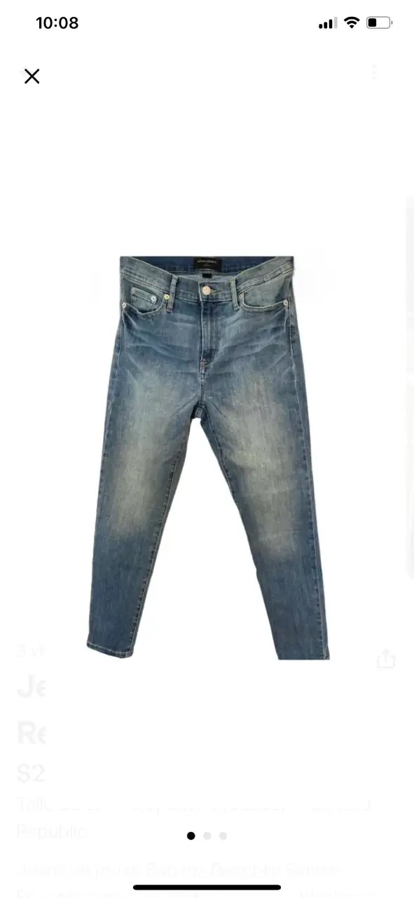 Jeans de mujer Banana Republic Skinny Fit,elastizado talle 27/4. Color azul. Ideal para un look casual y moderno. cintura 36-40 va  tiro delantero 24 tiro trasero 33 largo 88