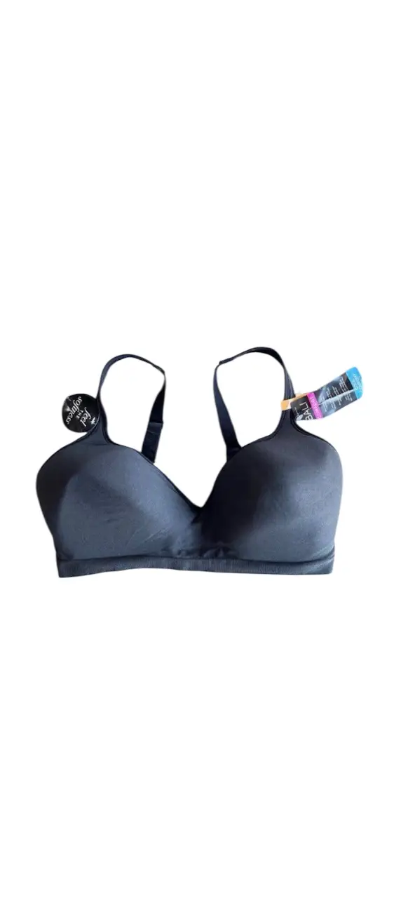Corpiño negro con etiqueta. Ideal para uso diario. excelente agarre. nuevo. importado.  38DD (va para 105/110 argentino aprox)