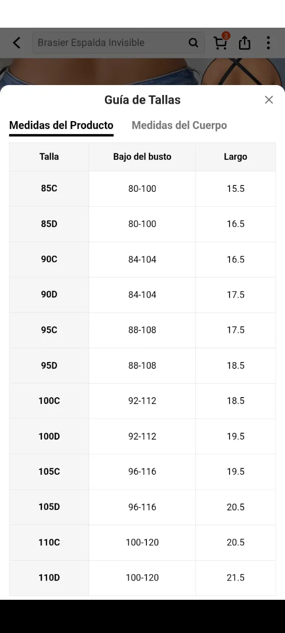Corpiño Shein - Vista 7
