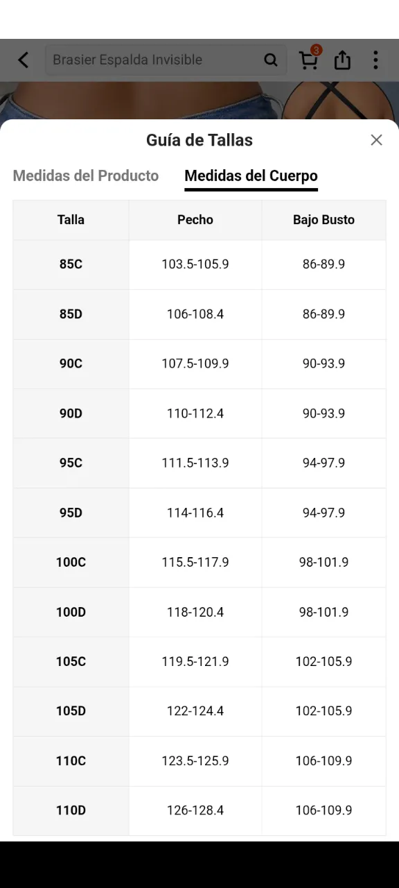 Corpiño Shein - Vista 6